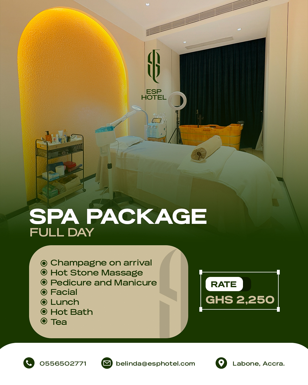 Spa Package(Full Day)